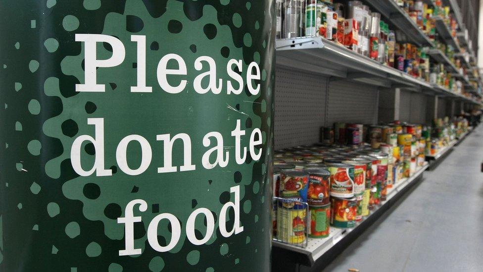 A food bank.