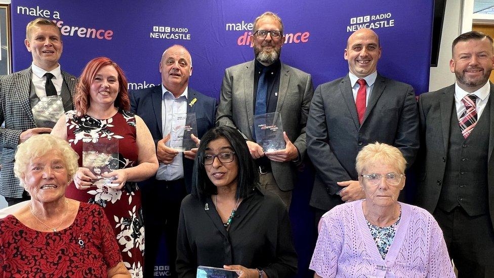 Make a Difference BBC Newcastle awards winners