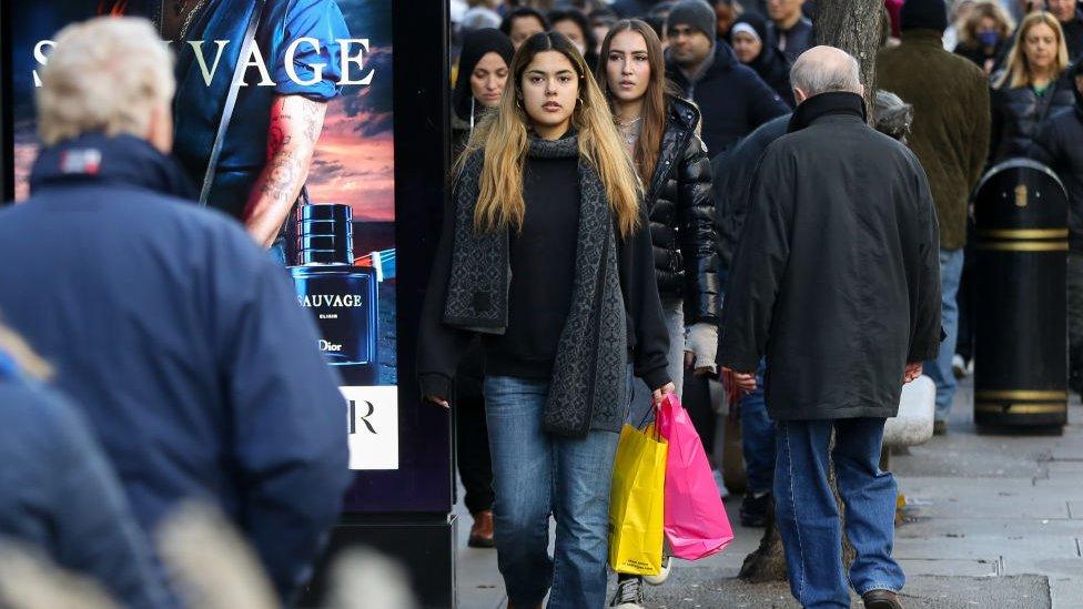 Shopping crowds