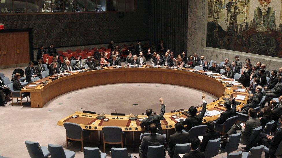 UN Security Council votes on Colombia mission. 25 Jan 2016