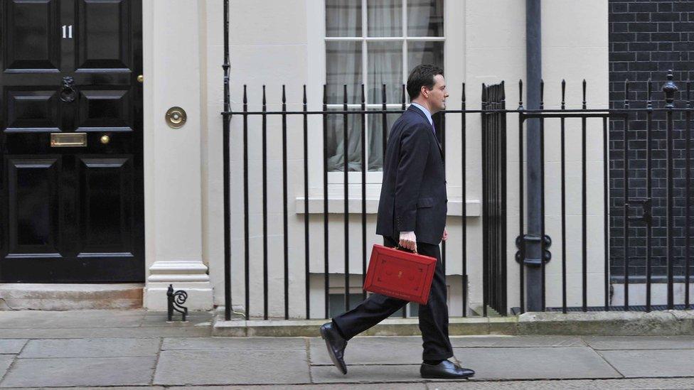 George Osborne, chancellor of the exchequer