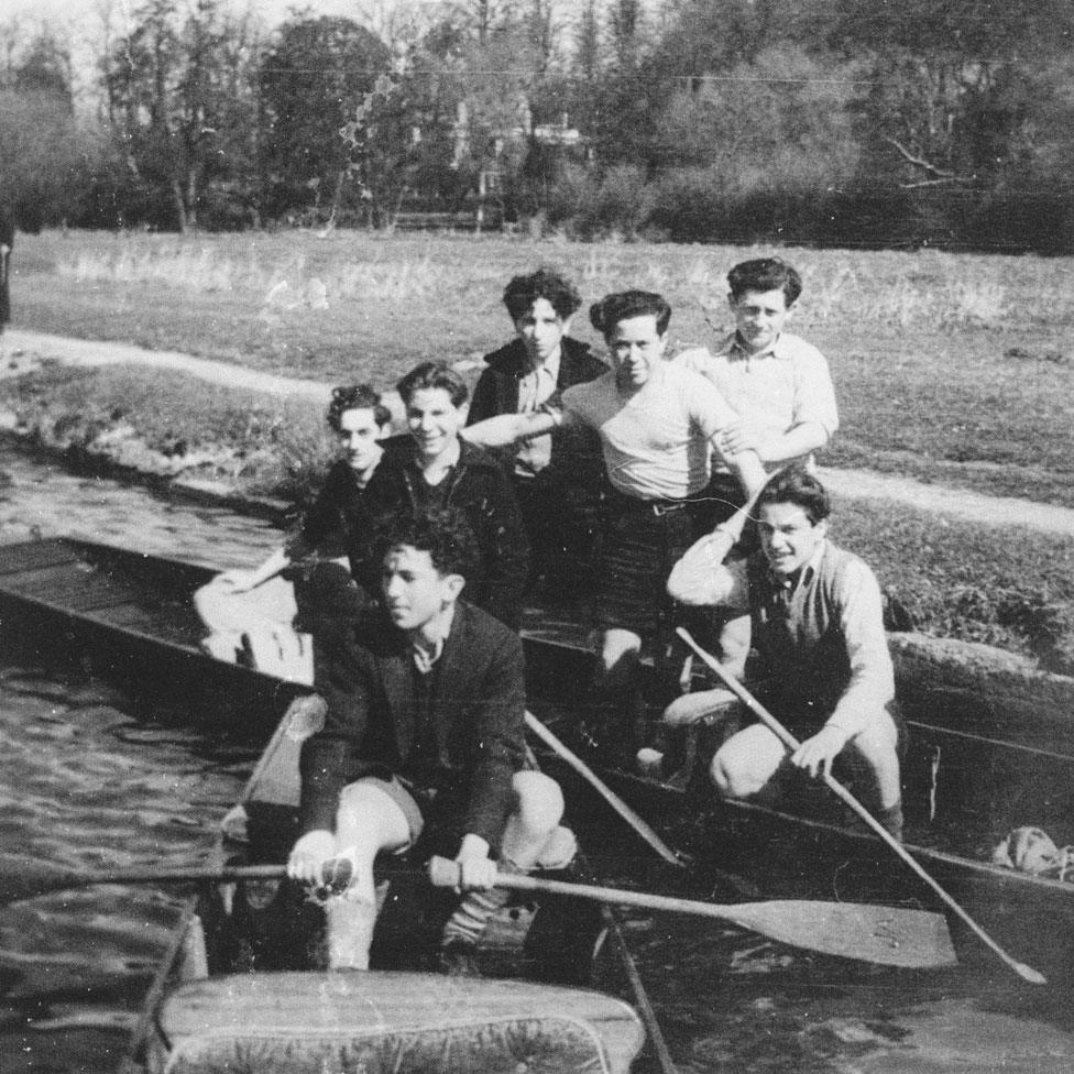 Some of the boys from Ascot on an outing to Henley