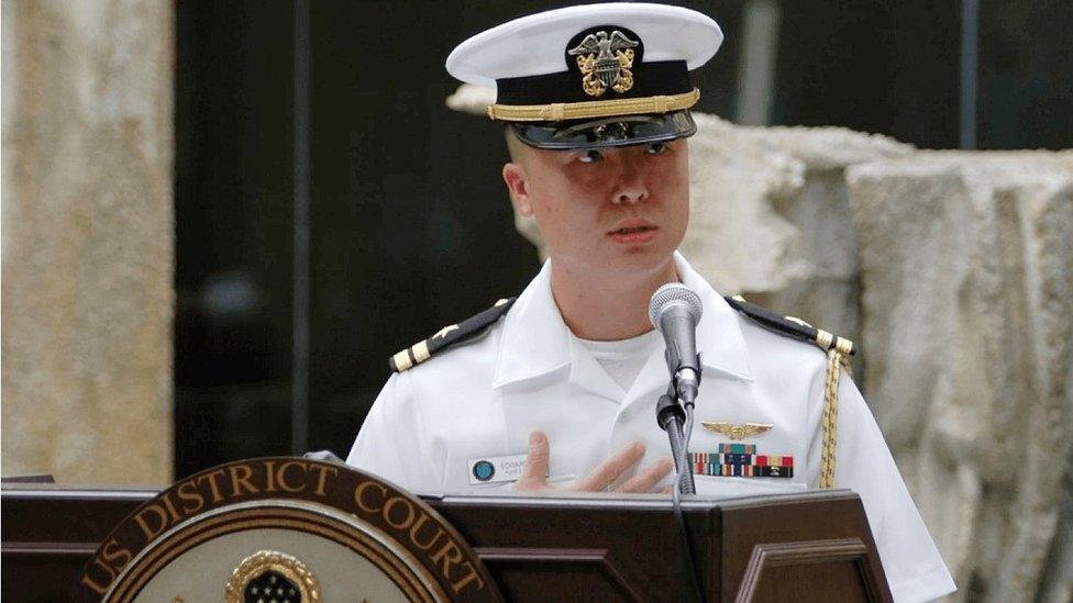 US Navy Lt Edward Lin