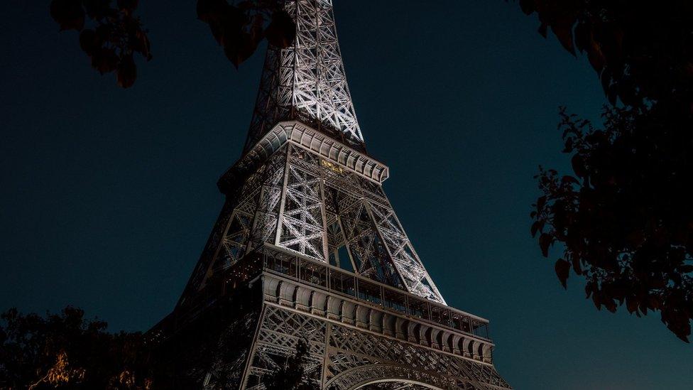 Eiffel Tower at night