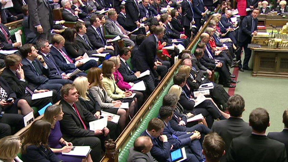 Conservative MPs in the House of Commons