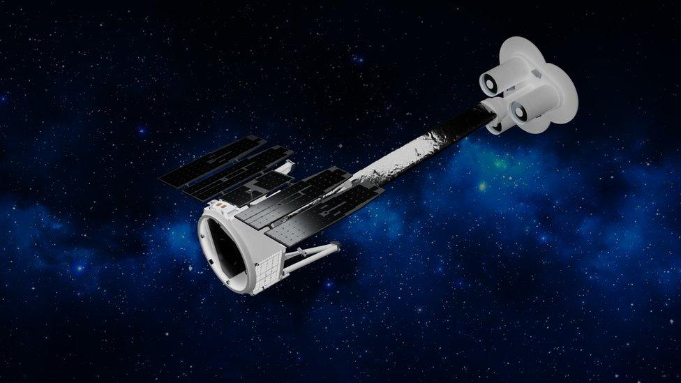 Artist's impression of Imaging X-ray Polarimetry Explorer (IXPE)