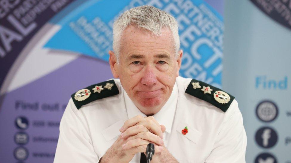 PSNI chief constable Jon Boutcher