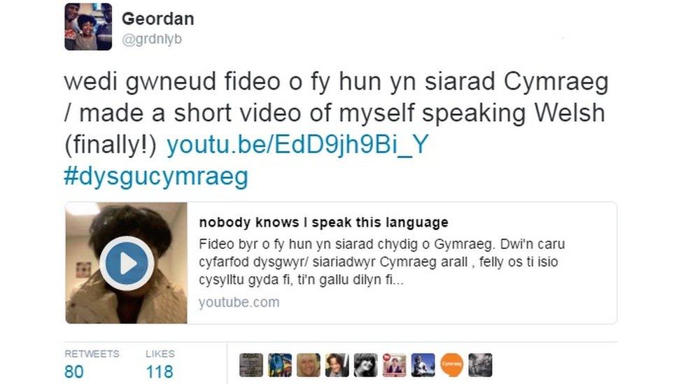 tweet cymraeg