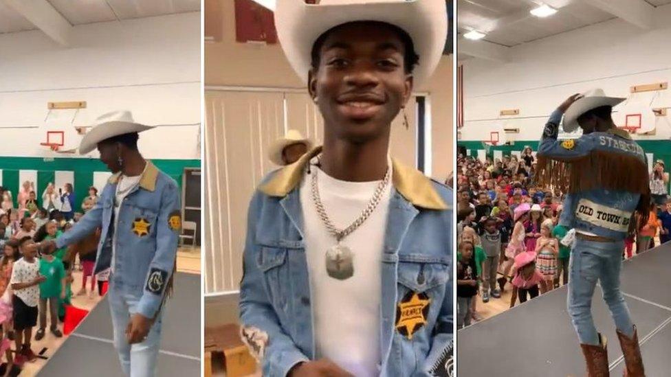 Lil-Nas-X-performs-at-school-in-Ohio