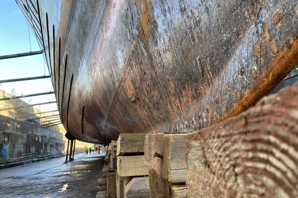 Arctic Corsair - dry dock