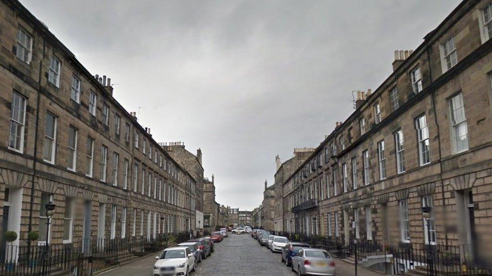 Northumberland Street in Edinburgh