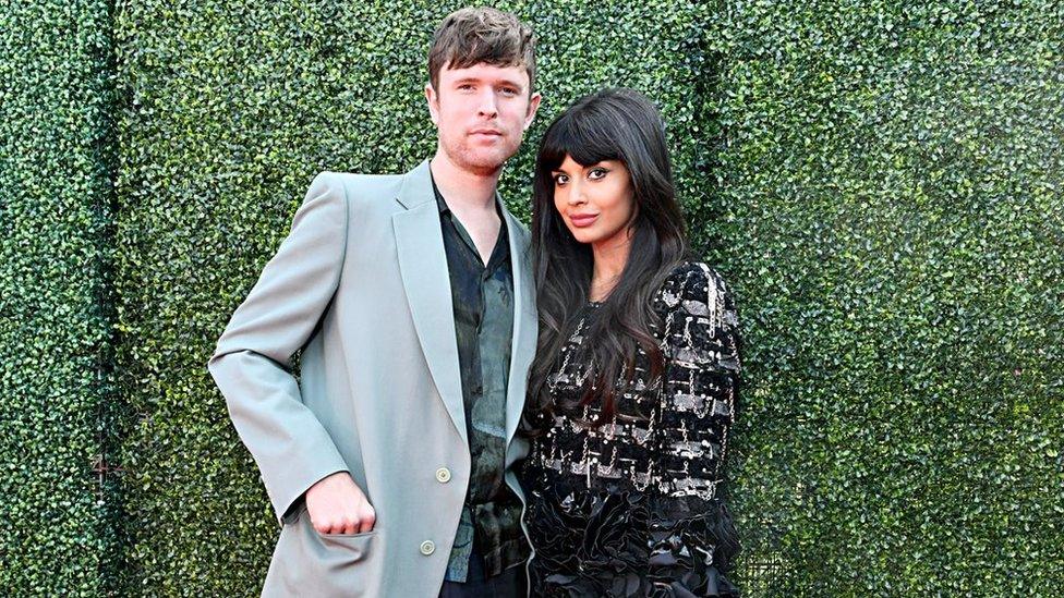 James Blake and Jameela Jamil