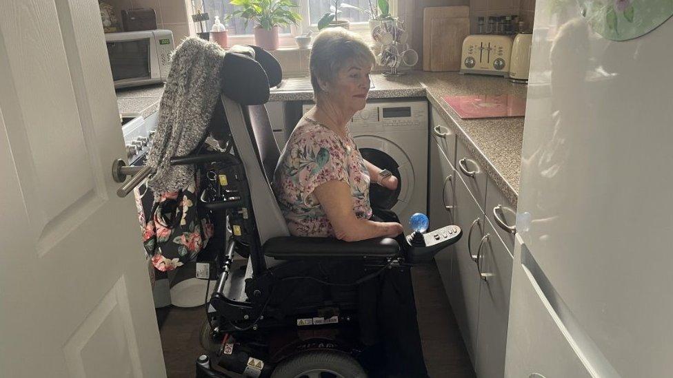 Kim Smith in her kitchen