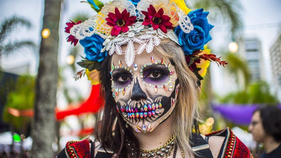 Day of the Dead celebrations in Sao Paulo