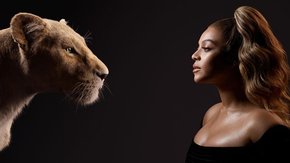 Beyonce and Nala