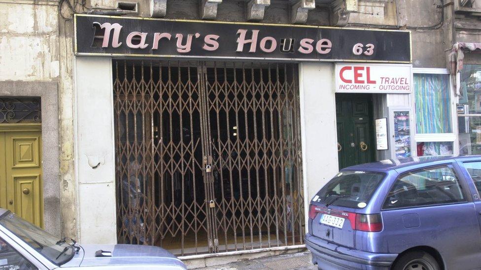 Tony Gauci's clothes shop, Mary's House, in the seaside suburb of Sliema on Malta