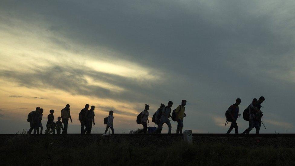 Migrants in Hungary