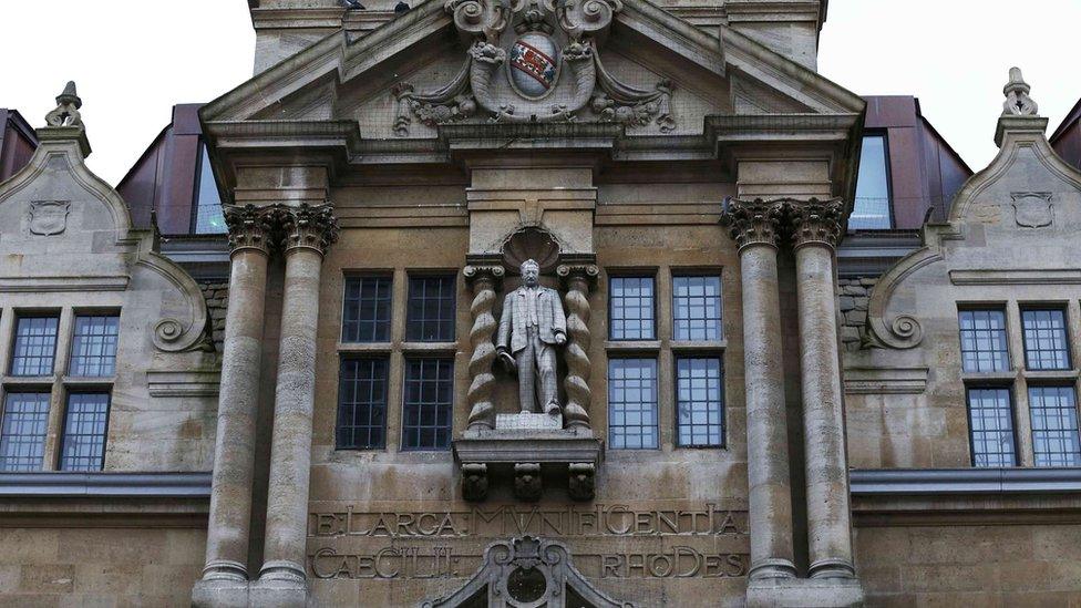 Cecil Rhodes' statue will be kept by Oxford University's Oriel college.