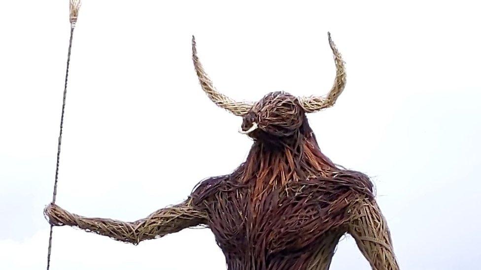 Wicker minotaur