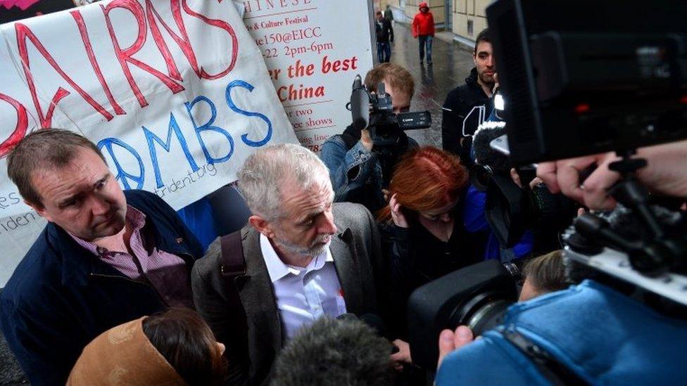 Jeremy Corbyn in Scotland