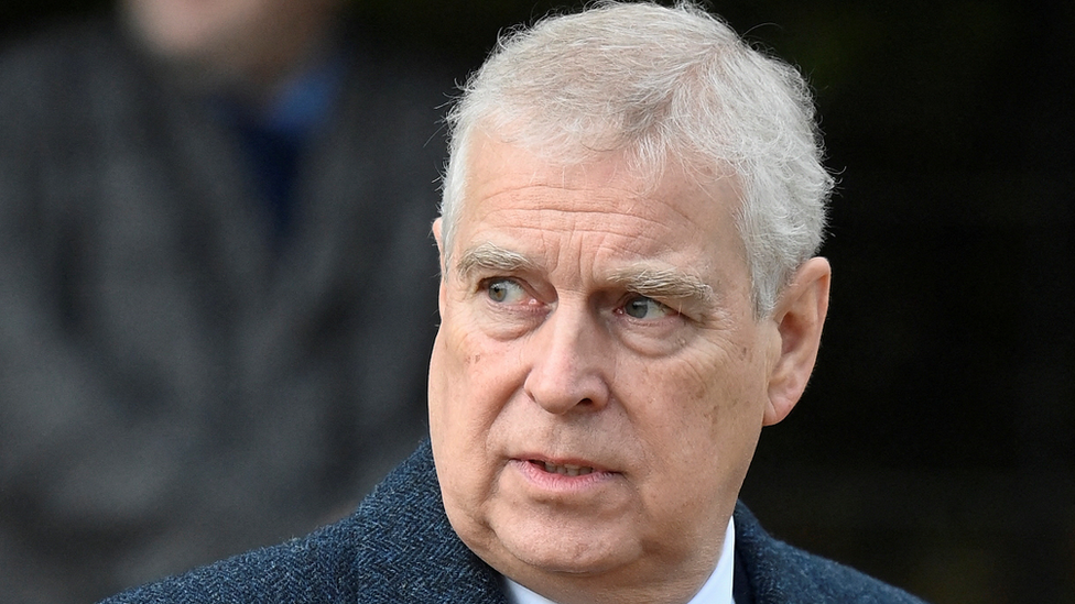 Prince Andrew at Sandringham in December