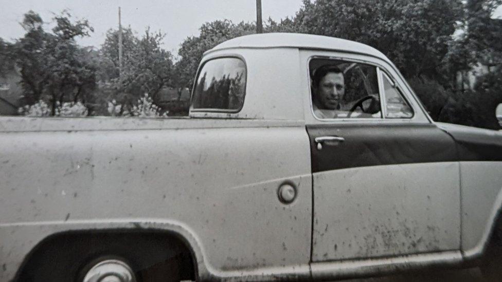 Malcolm Walford on the estate in 1963