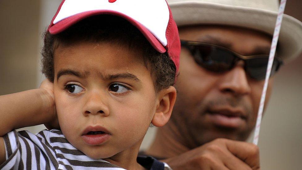 Child in parade