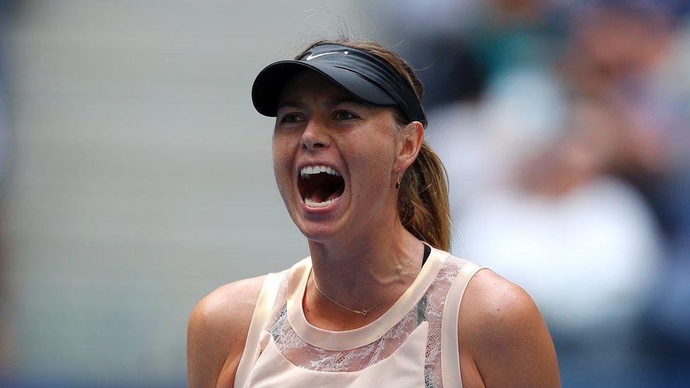 Image shows Maria Sharapova