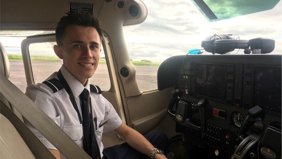 Trainee Pilot James Aubrey