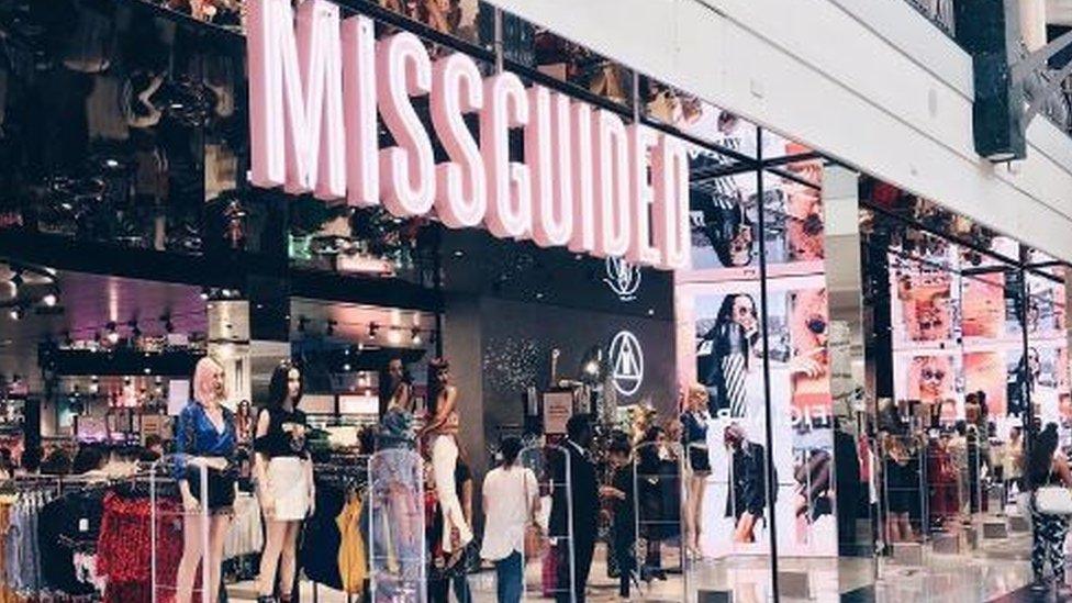 Picture of a Missguided store