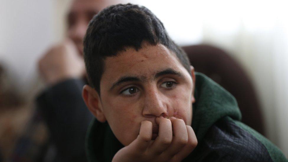 Mohammed Tamimi sits at his home in Ramallah on 27 February 2018