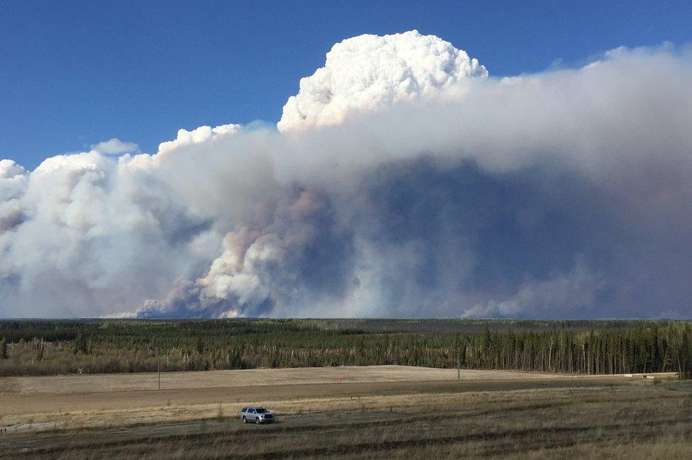 Road in Fort McMurray