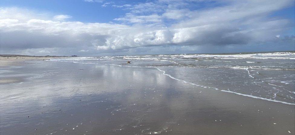 Beaches are quiet in the Netherlands