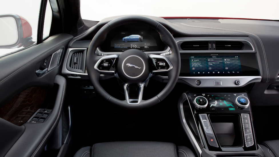 Inside the Jaguar I-Pace