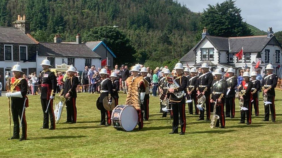 The band of Her Majesty’s Royal Marines, Scotland