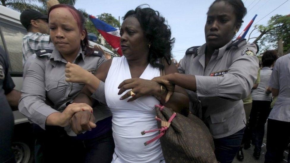 Berta Soler, leader of the Ladies in White