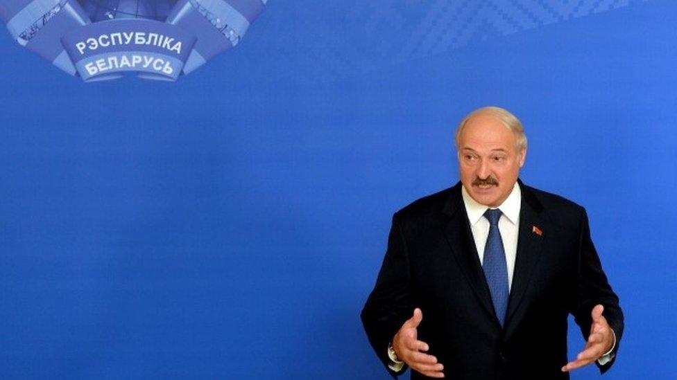 President Alexander Lukashenko in Minsk (11 )ctober 2015)