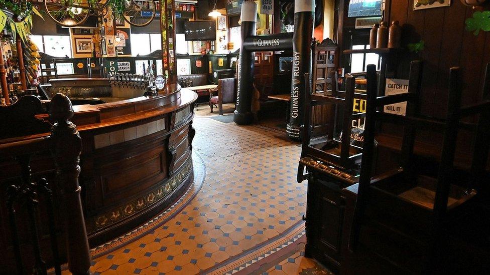 Empty pub