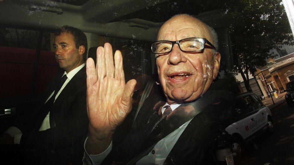 Will Lewis and Rupert Murdoch