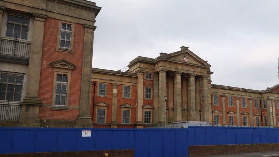 The main former Royal Hospital building in Wolverhampton