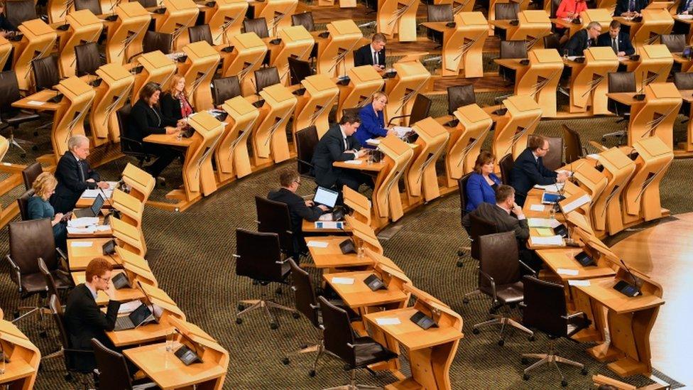 Scottish Parliament chamber