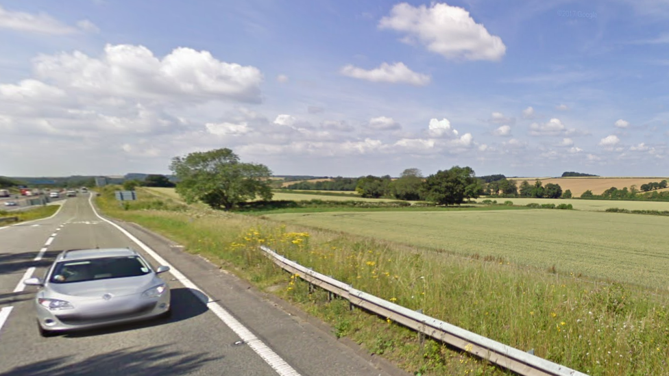 site of warehouse off the A30 at Dummer