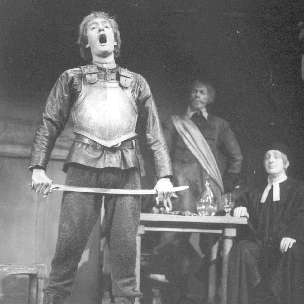 Michael Gambon in Mother Courage at the National 1965