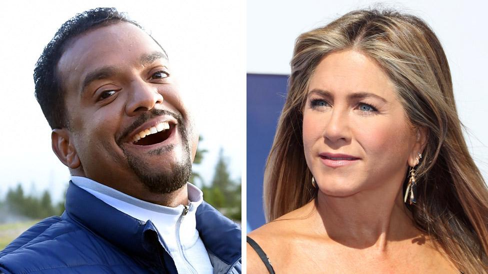 Alfonso Ribeiro and Jennifer Aniston