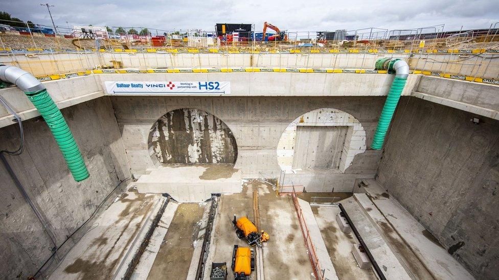 HS2 tunnels in Warwickshire