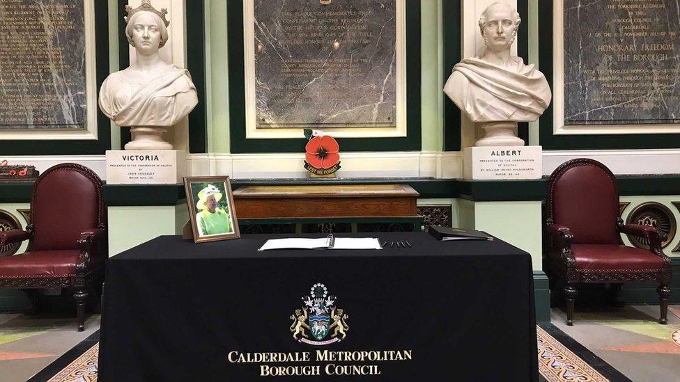 A book of condolence has opened in Halifax