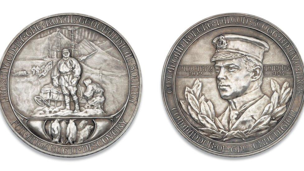 Sir Ernest Shackleton's medals