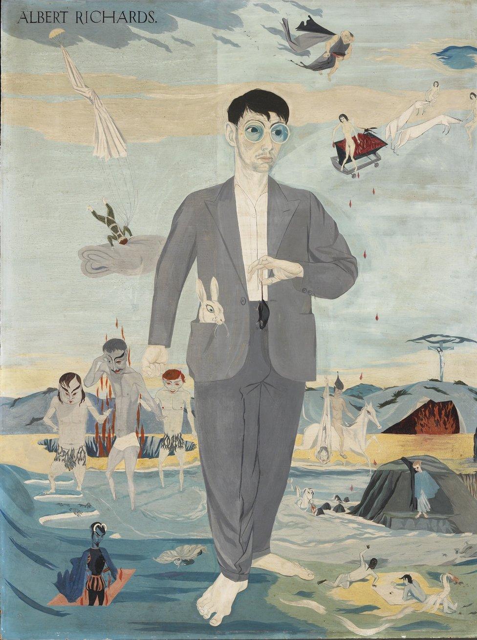 The Seven Legends: Self Portrait, Albert Richards, 1939