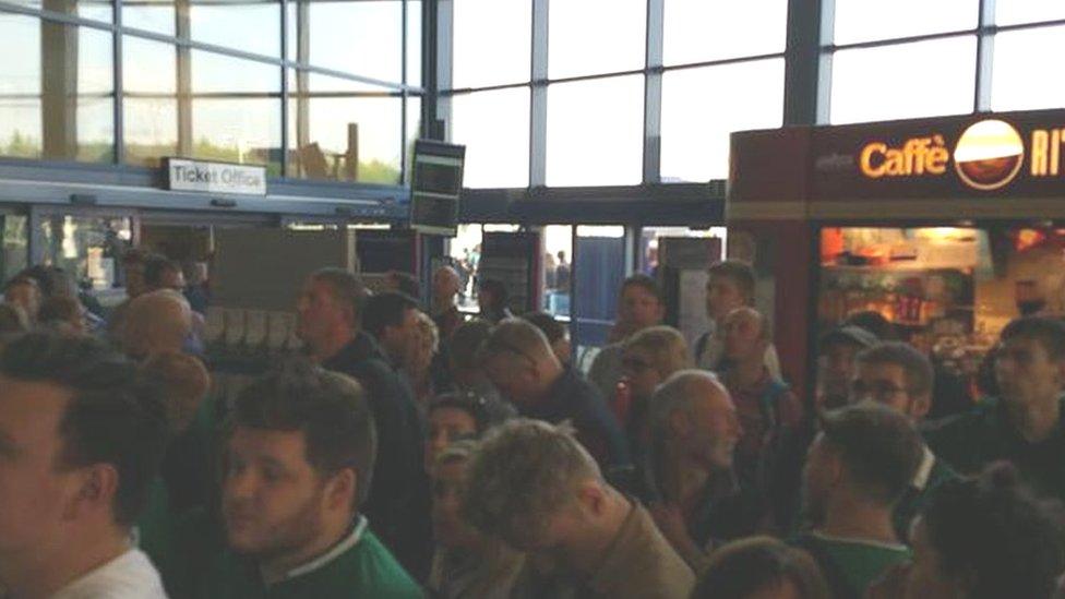 Passengers at Bristol Parkway