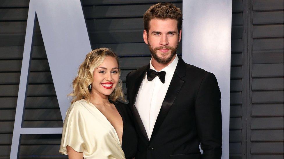 Miley Cyrus and Liam Hemsworth